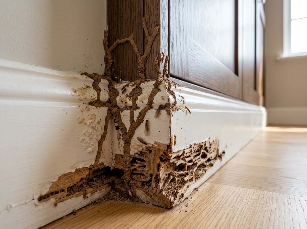 Termite Damage Before Result